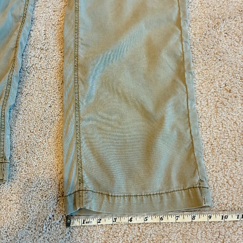 American Eagle Cargo Elastic Waist Light Green Pants - Picture 11 of 11